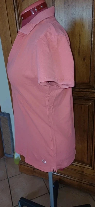 Tex polo in maat XL in kleur koraal – photo 3